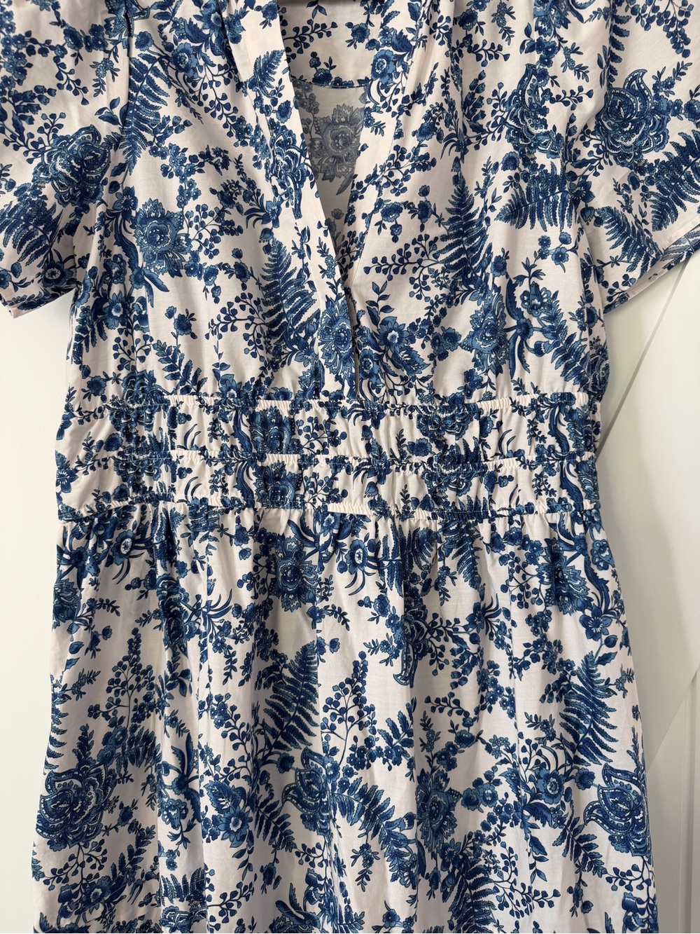 Anthropologie The Somerset Maxi Dress in Blue Floral - Picture 6 of 9